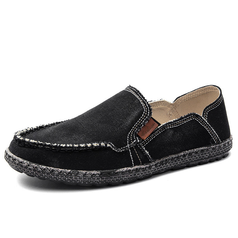 Slip-on Old Beijing Cloth Male Retro Lazy Trendy Casual Shoes