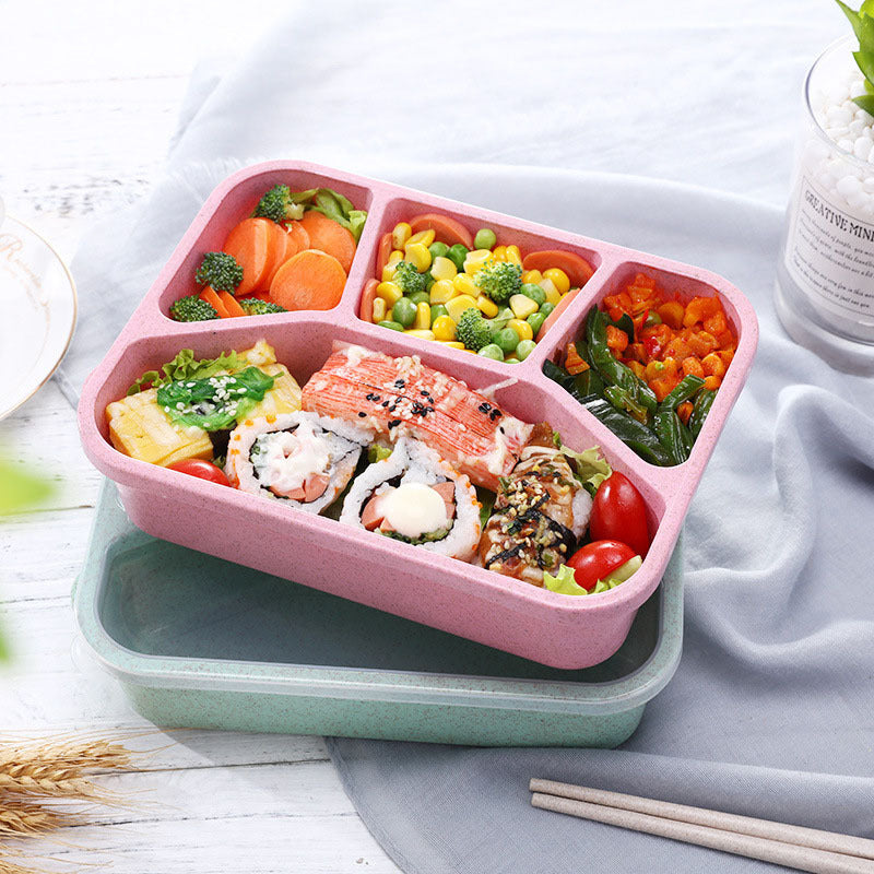 Wheat straw bento box