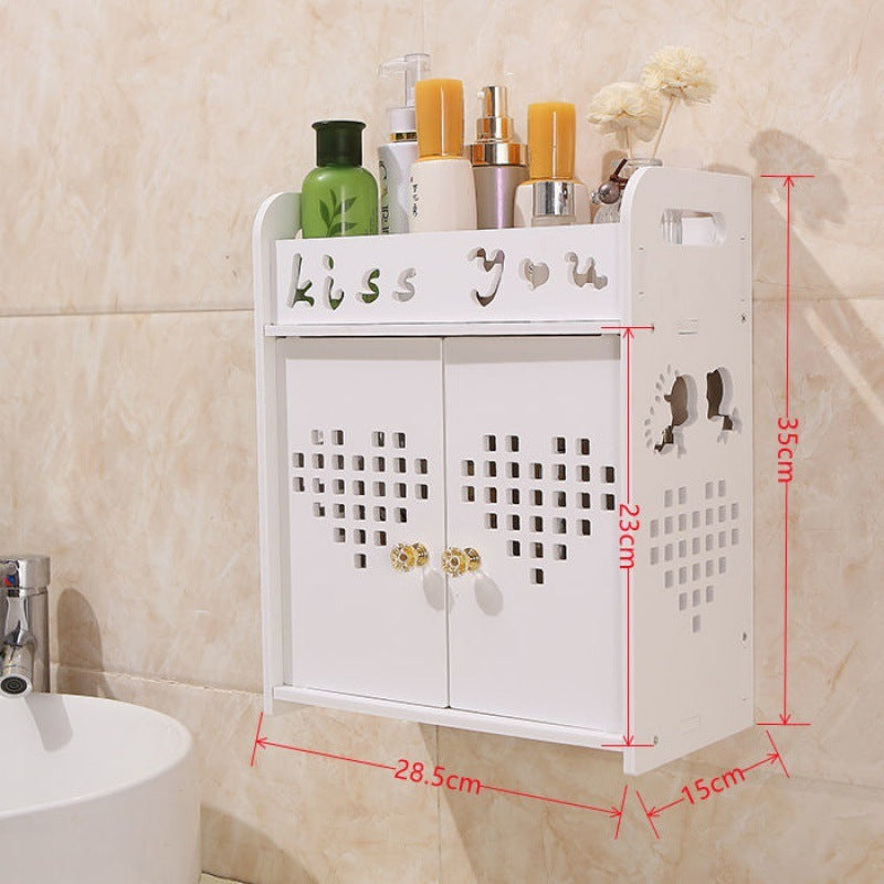 Perforation-free Bathroom Wall Mounted Storage Rack