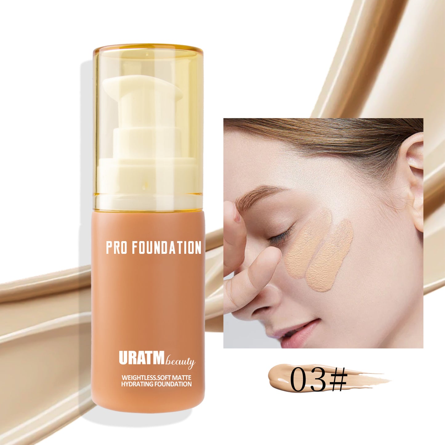 Makeup Liquid Foundation Matte Concealer Long Lasting Smear-proof Makeup