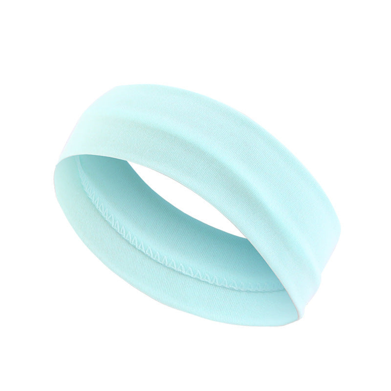 Women's Plain Sports Headband Yoga Hair Band Elastic And Sweat-absorbing Hair Band