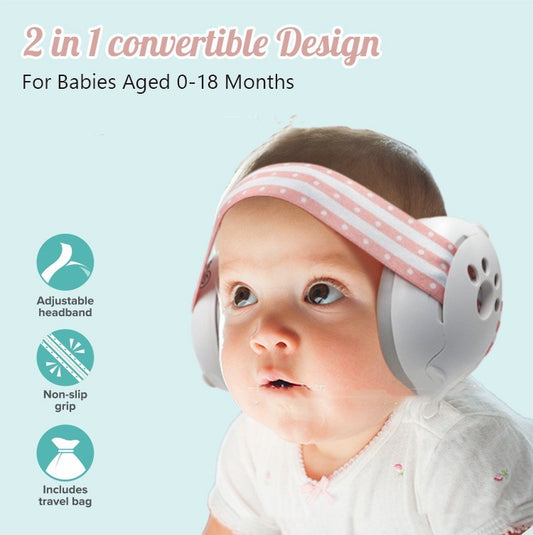 Baby Earmuffs Dual-purpose Head-mounted Noise Protection Sleep