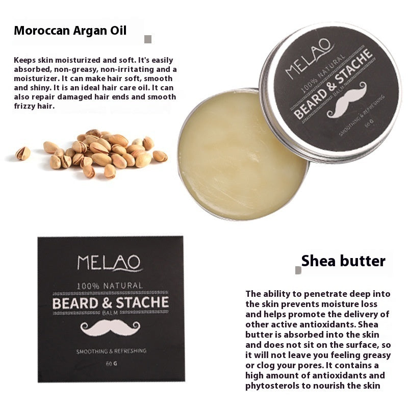 Moisturizing Nourishing Care Beard Wax Shaping Shaving Cream