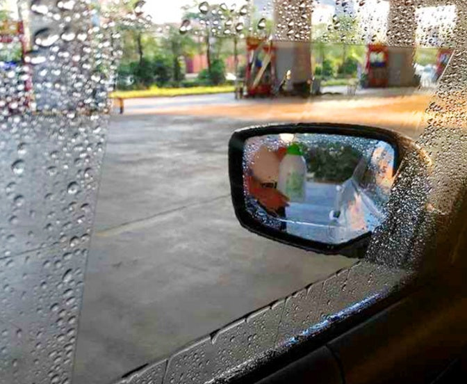 Anti-Moist Waterproof Side Mirror Sticker