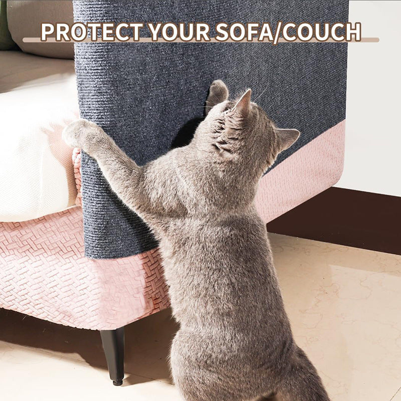 Self-Adhesive Carpet Cats Scratch Board Wall Anti Cat Scratch Sofa Diy Cats Scratch Board Sofa Protection Paws Sharpen Trimmable Pet Products