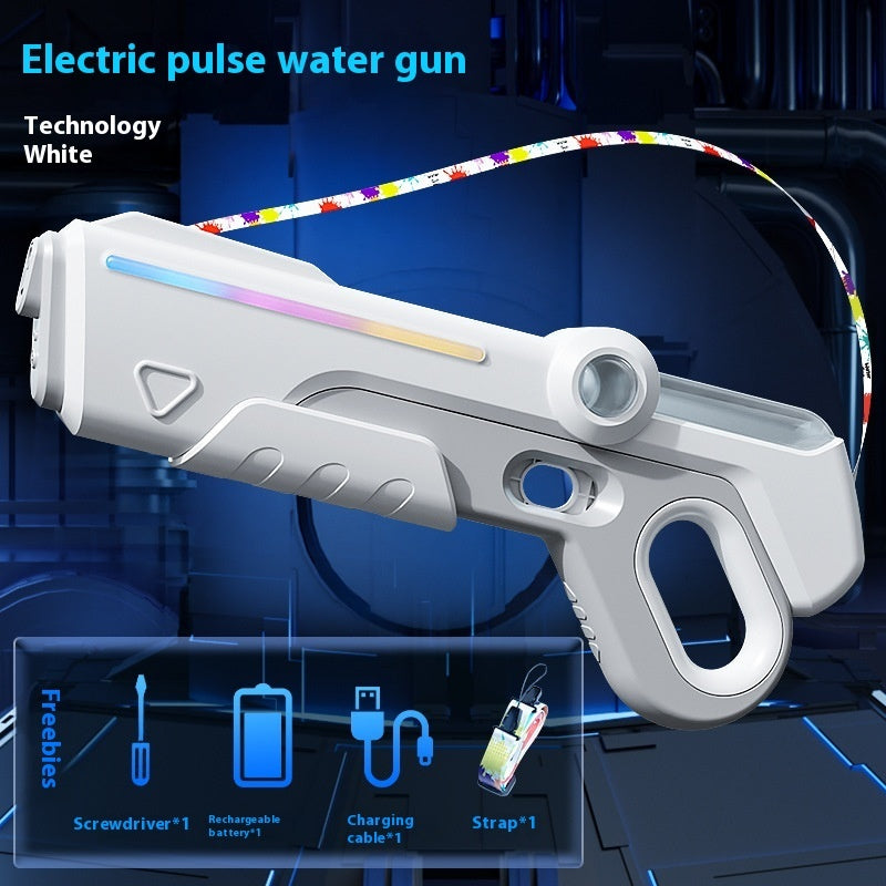 Large Capacity Self-priming Continuous Electric Pulse Water Gun