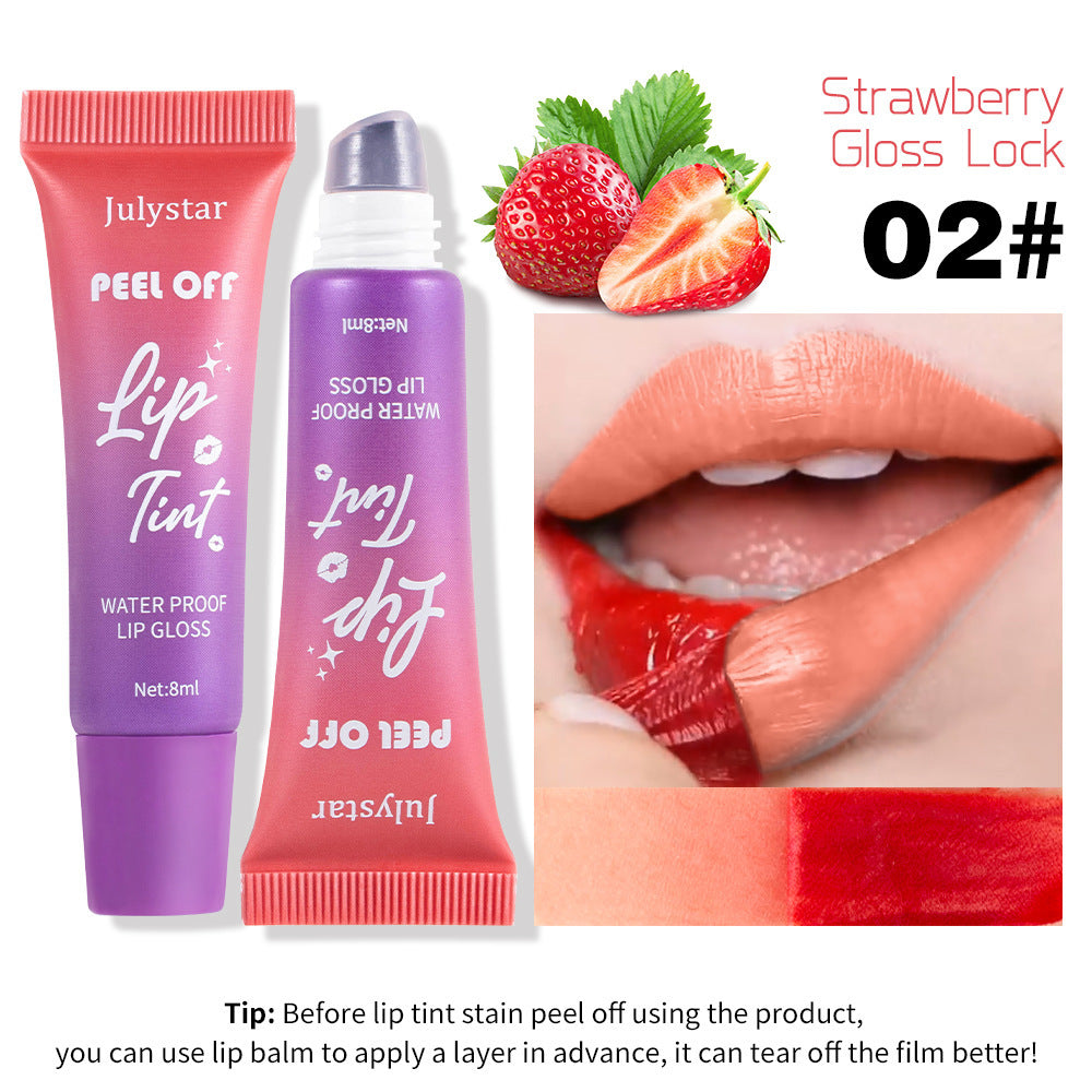 Makeup Fruit Flavor Tear And Pull Lip Lacquer Matte Finish