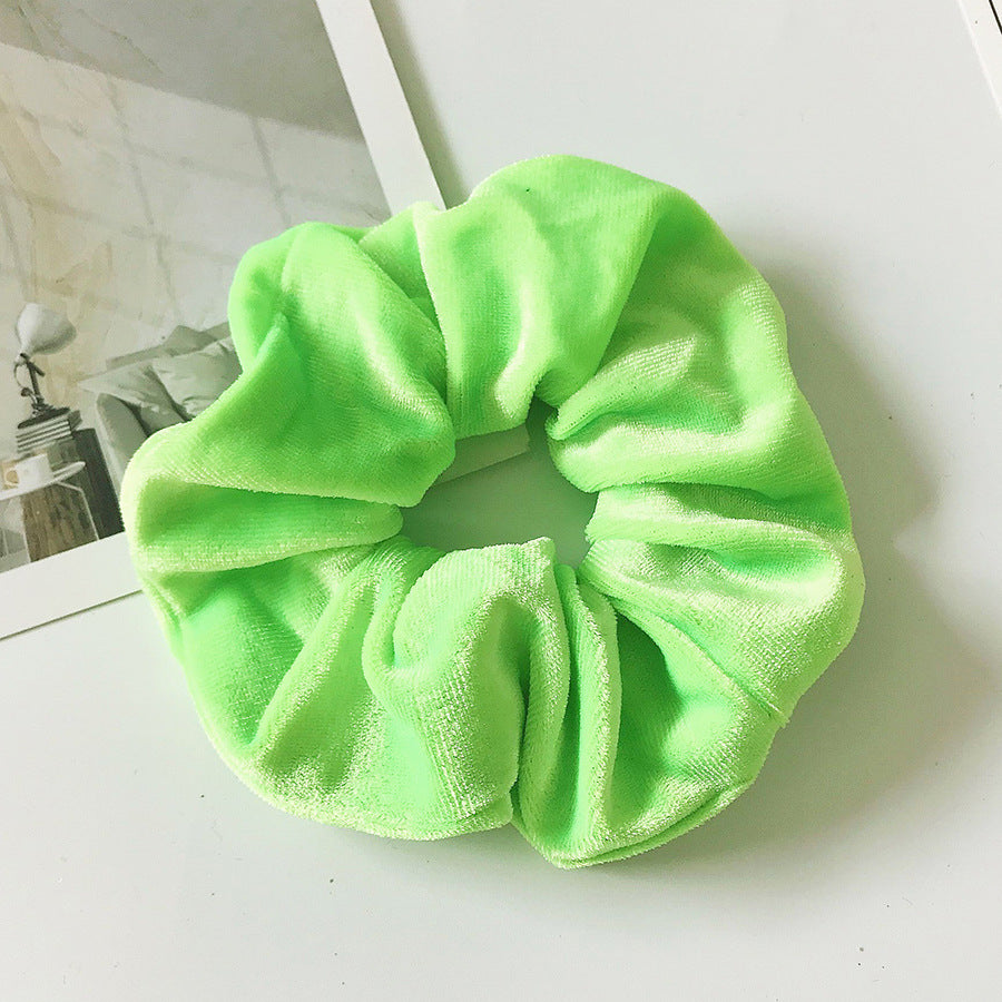 Flannel Hair Tie Hair Rope Amazon Velvet Fashion Ponytail Hair Accessories