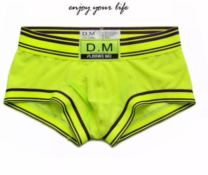 DM Men's Quick-drying Striped Boxers