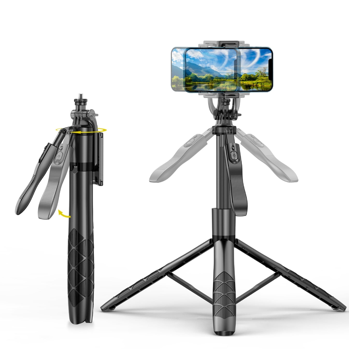 Mobile Phone Bluetooth Selfie Stick Tripod