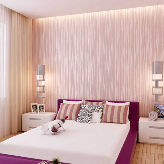 Modern Simple Solid Color Non-woven Self-adhesive Wallpaper