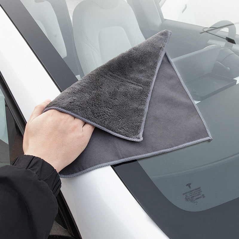 Car Wash Tool Double Sided Suede Towel