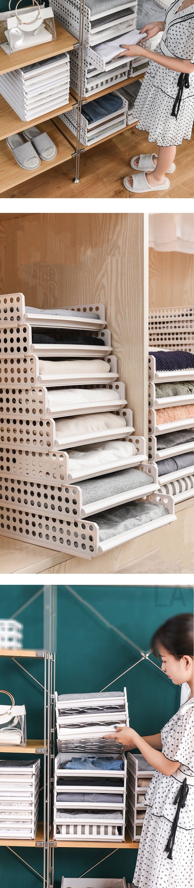 Household Wardrobe Dorm Clothes Pants Storage Rack