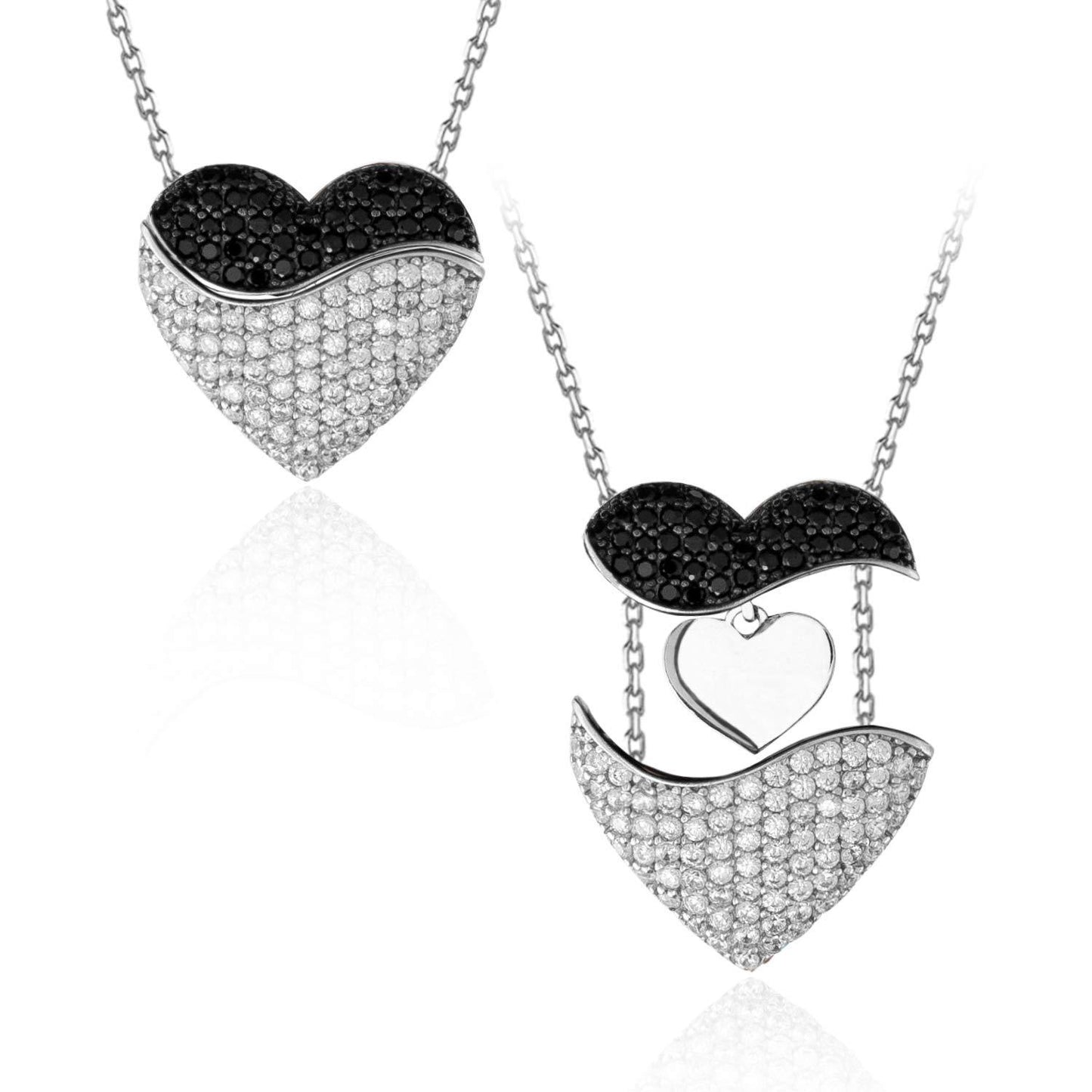 New Hot Sale Heart Pendant Ladies Heart Necklace