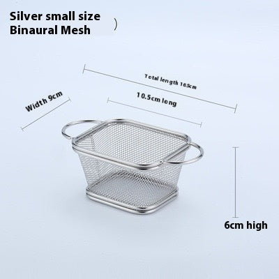 304 Stainless Steel Chips Basket Mini Frying Basket