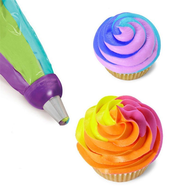 Baking Tools 3-hole 3-color Butter Piping Bag