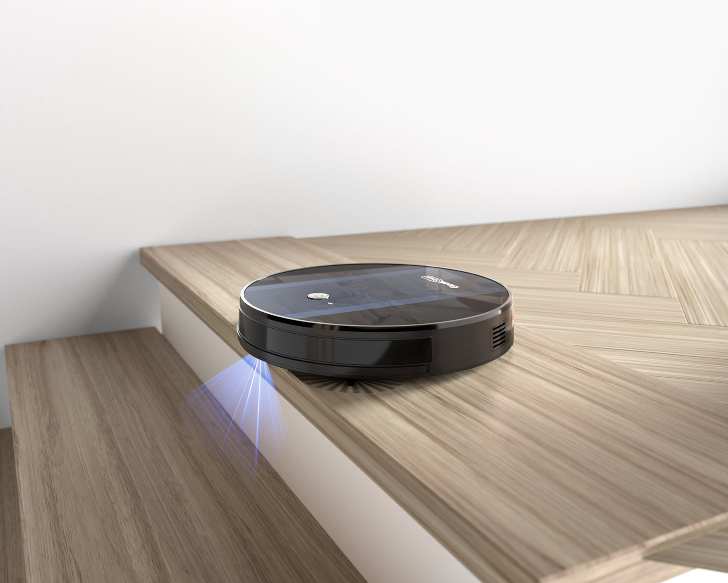 Geek Smart Robot Vacuum Cleaner G6 Plus, Ultra-Thin, 1800Pa Strong Suction, Automatic Self-Charging, Wi-Fi Connectivity, App Control, Custom Cleaning, Great For Hard Floors To Carpets