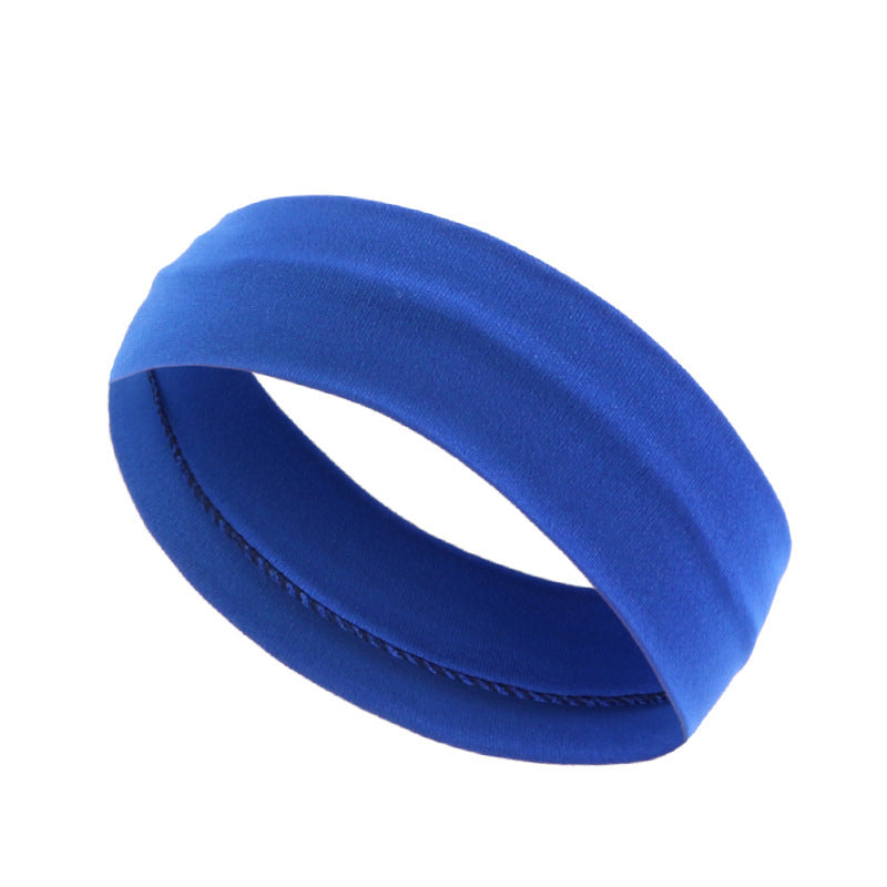 Women's Plain Sports Headband Yoga Hair Band Elastic And Sweat-absorbing Hair Band