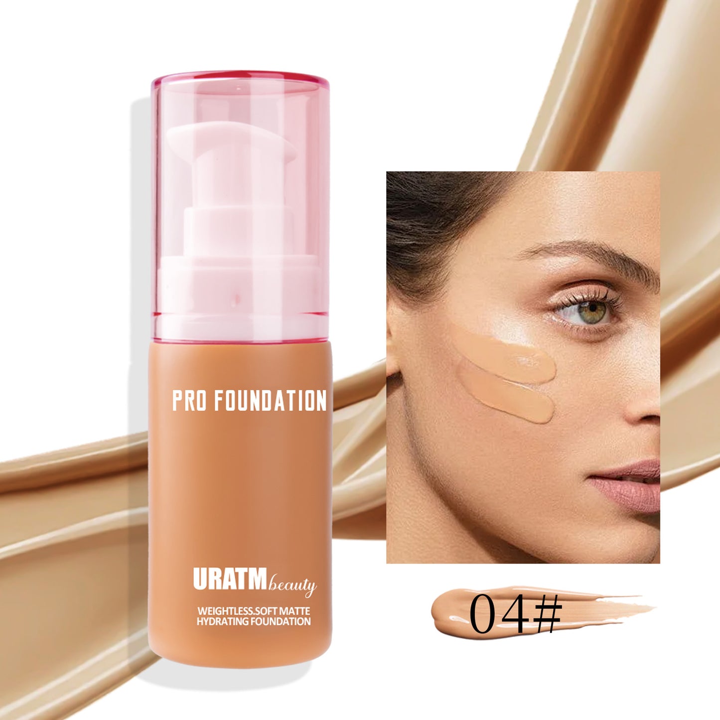 Makeup Liquid Foundation Matte Concealer Long Lasting Smear-proof Makeup