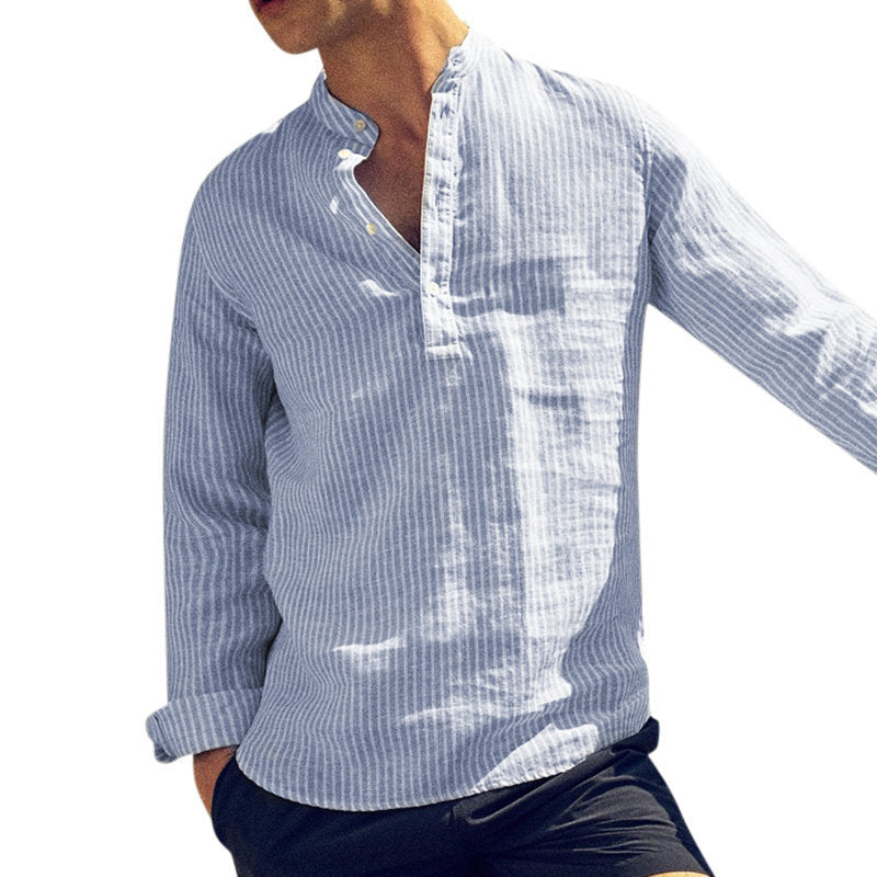 Hot sale striped men's shirt