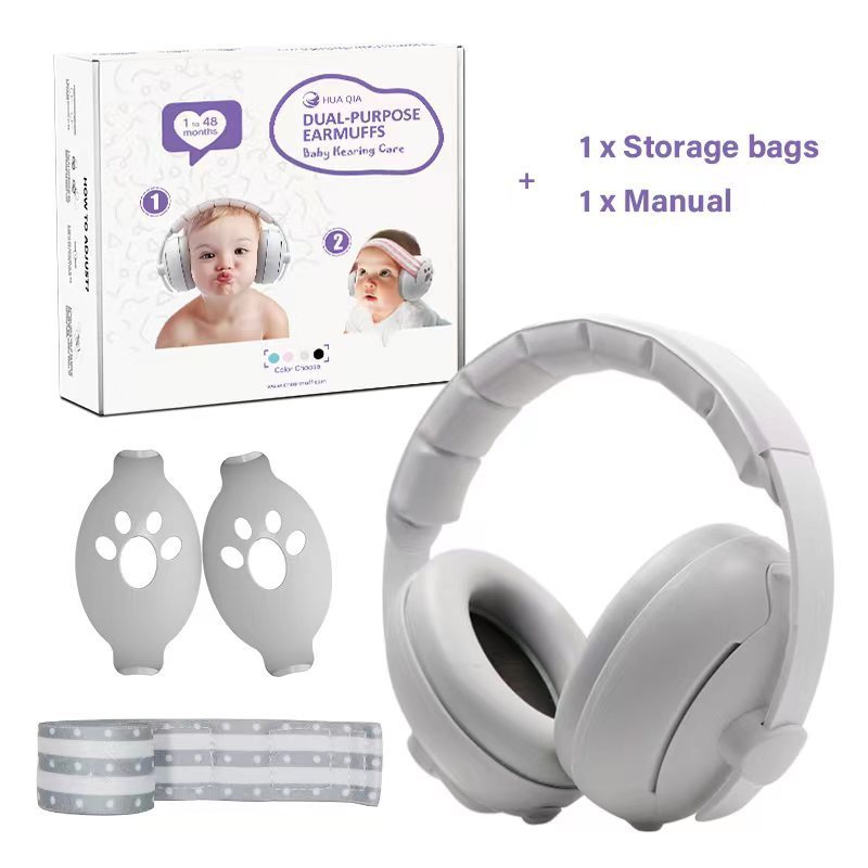 Baby Earmuffs Dual-purpose Head-mounted Noise Protection Sleep