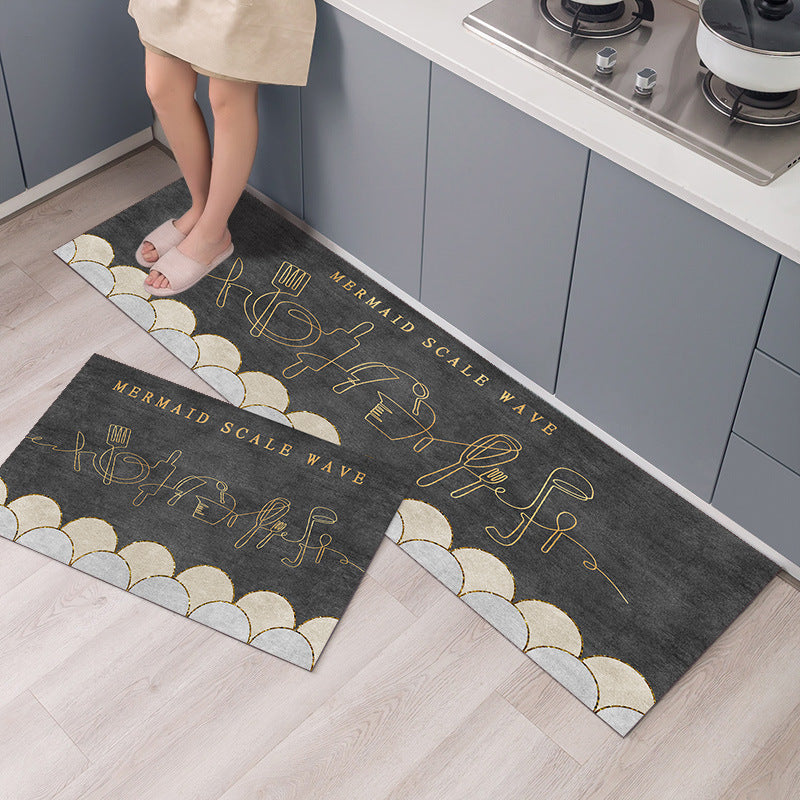 Kitchen Mat Long Floor Mat Carpet Bedside Carpet