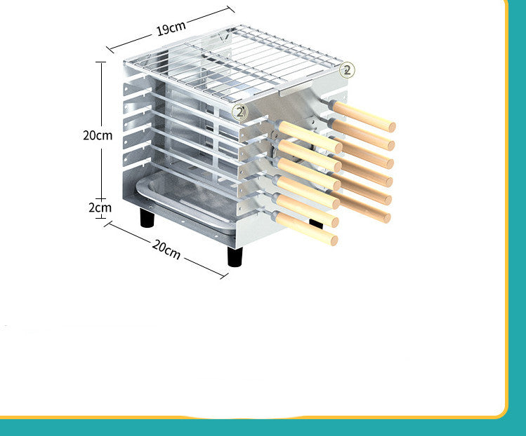 Indoor BBQ Heating Furnace Commercial Smokeless