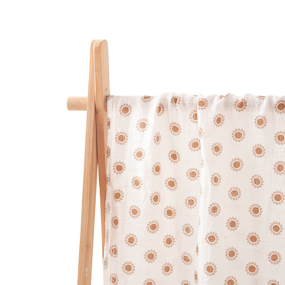 Summer Thin Newborn Baby Bamboo Cotton Baby Blanket