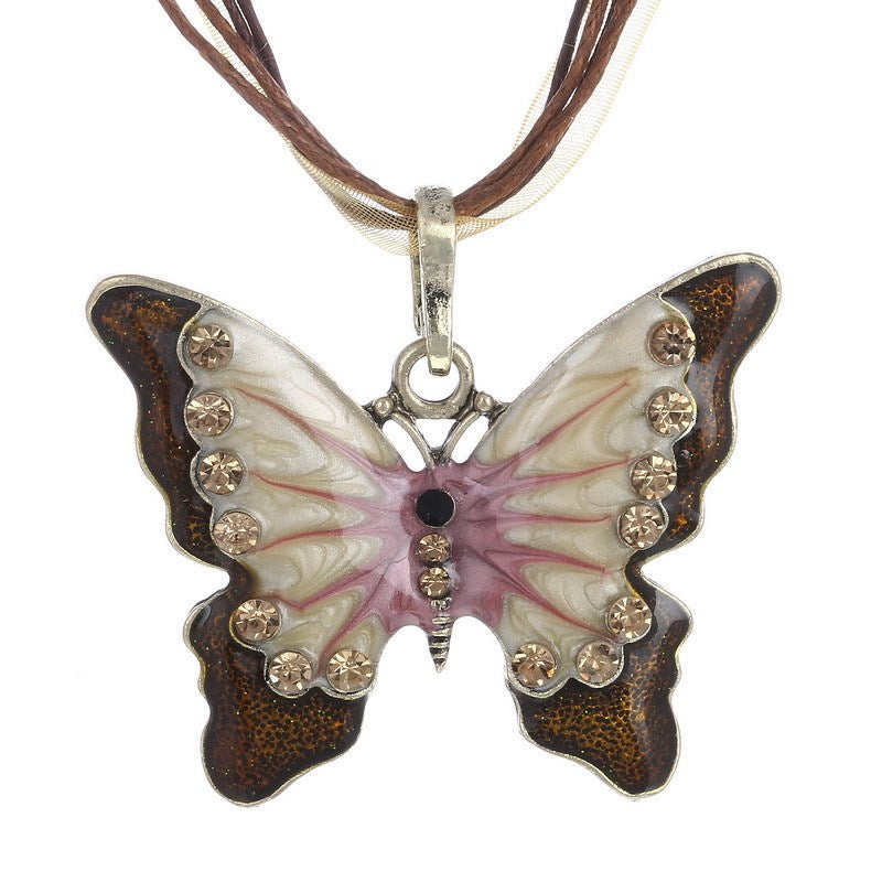 Hot Sale Ethnic Style Butterfly Alloy Necklace