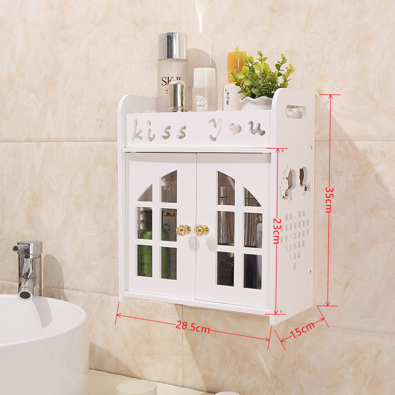 Perforation-free Bathroom Wall Mounted Storage Rack