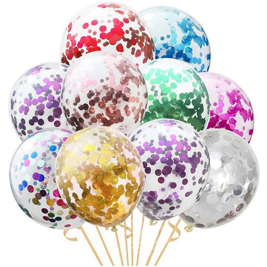 Children's Balloon Holiday Party Supplies 6 Packs In Round Shape