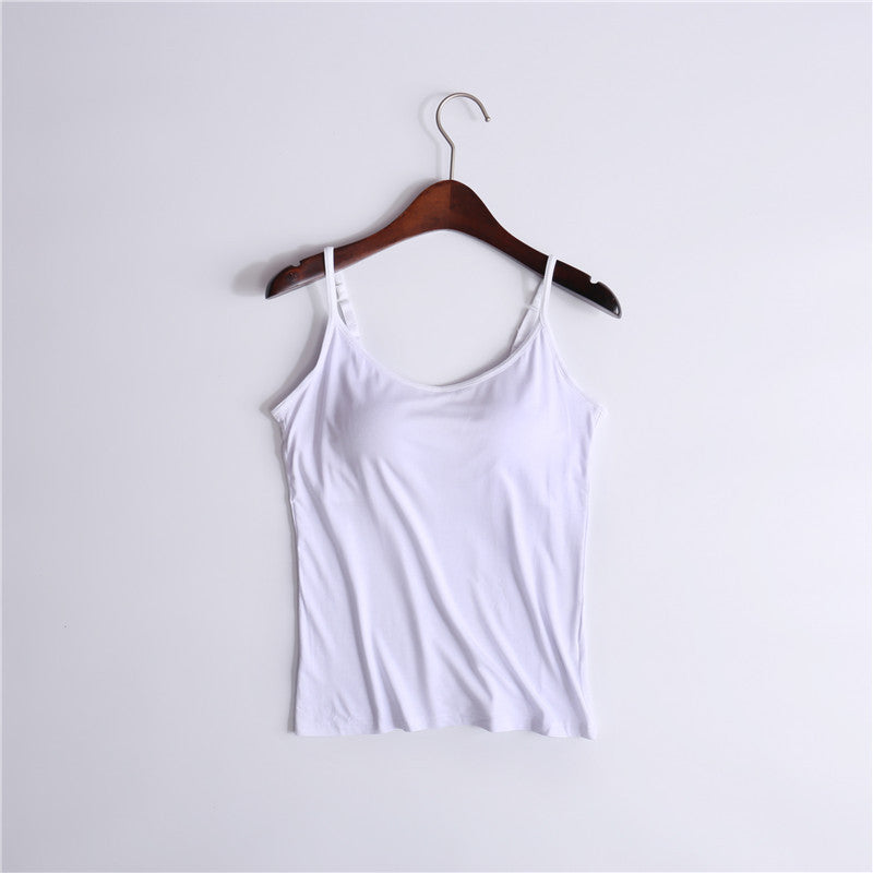 Women's Camisole With Chest Pads Without Wire Cups