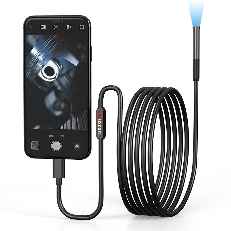 Single Lens HD Industrial Pipe Endoscope Support Three-in-one Mobile Phone Endoscope