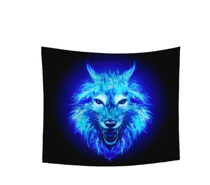 Hot Sale Decorative Cloth Cool Lion Tapestry