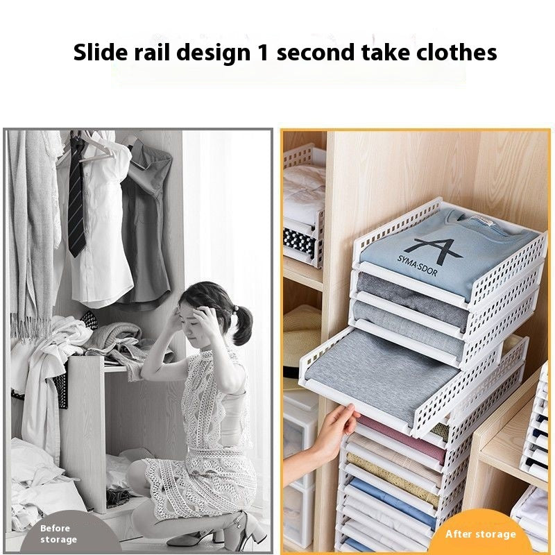 Household Wardrobe Dorm Clothes Pants Storage Rack