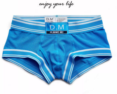 DM Men's Quick-drying Striped Boxers