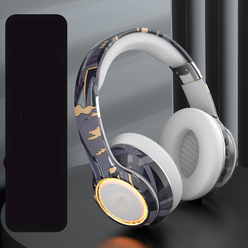 Bluetooth Headphones 5.2 Pluggable Illumination