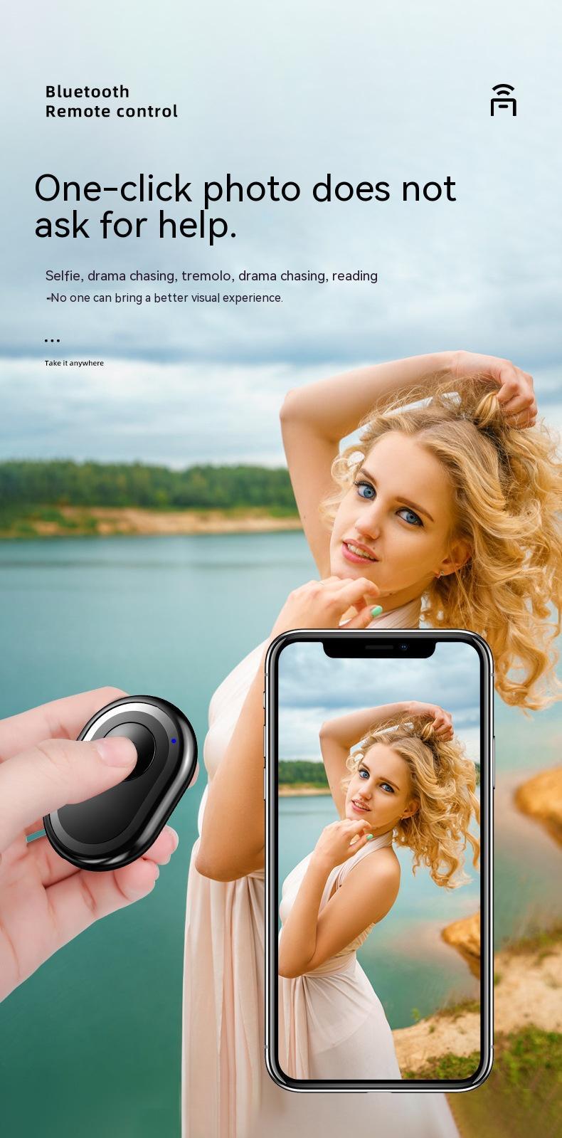 Wireless Bluetooth Remote Self-timer Photo Remote Control