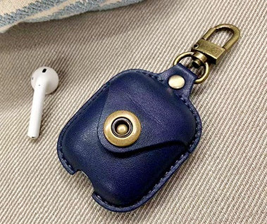 Compatible with Apple, AirPods leather earphone cover