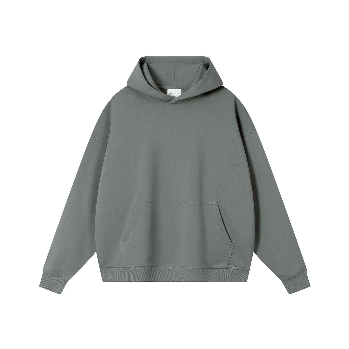 Drop Shoulder Hooded Pullover Men's Autumn And Winter Hoodie