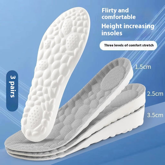 Inner Heightening Shoe Pad Men's Sneakers Heightening Insole