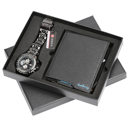 Men's Gift Set Exquisite Packaging Watch Wallet Set Quality Creative Combination Set