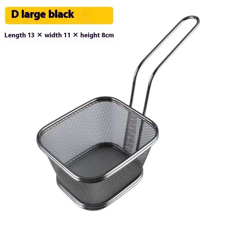 304 Stainless Steel Chips Basket Mini Frying Basket