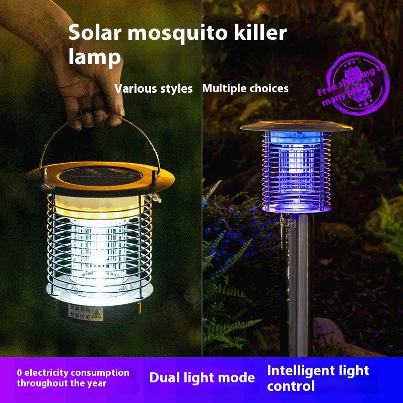 Outdoor Waterproof Solar Mosquito Lamp Household Mosquito Lamp