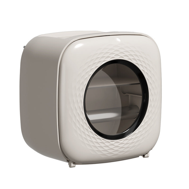 Toilet Tissue Box Toilet Punch-free Wall-mounted Tissue Box