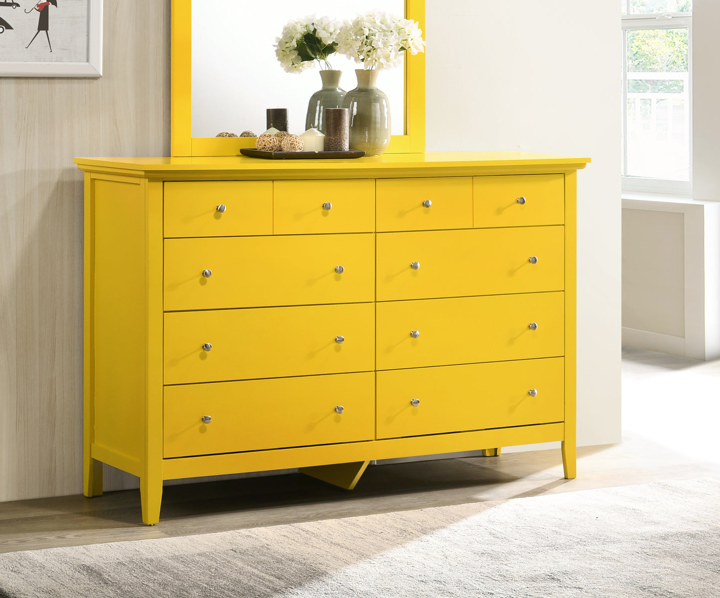 Glory Furniture Hammond G5402-D Dresser , Yellow