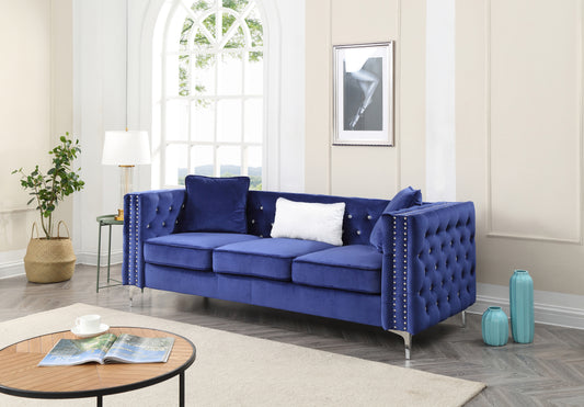 Glory Furniture Paige G829A-S Sofa , BLUE