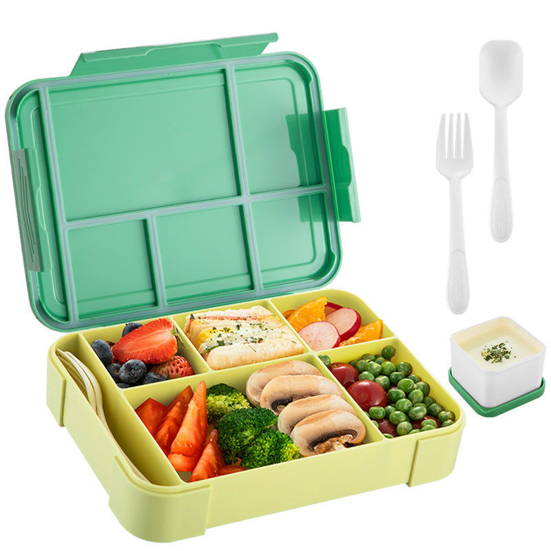 Children Student Compartment Seal Fruit Bento Box