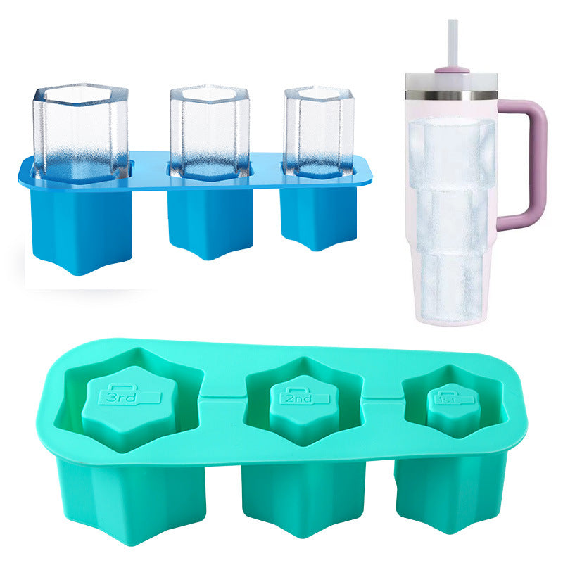 Silicone Easily Removable Mold Ice-making Polygon Ice Tray