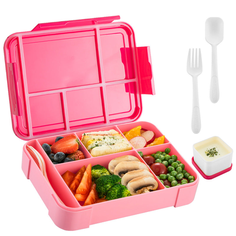 Children Student Compartment Seal Fruit Bento Box